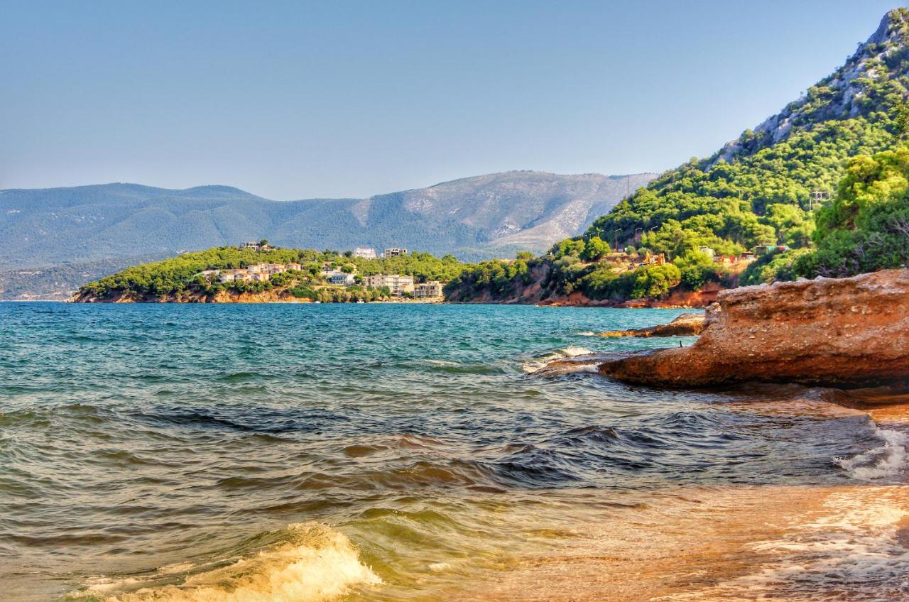 Lemoni Luxury Residence In Front Of The Sea Kechries Extérieur photo